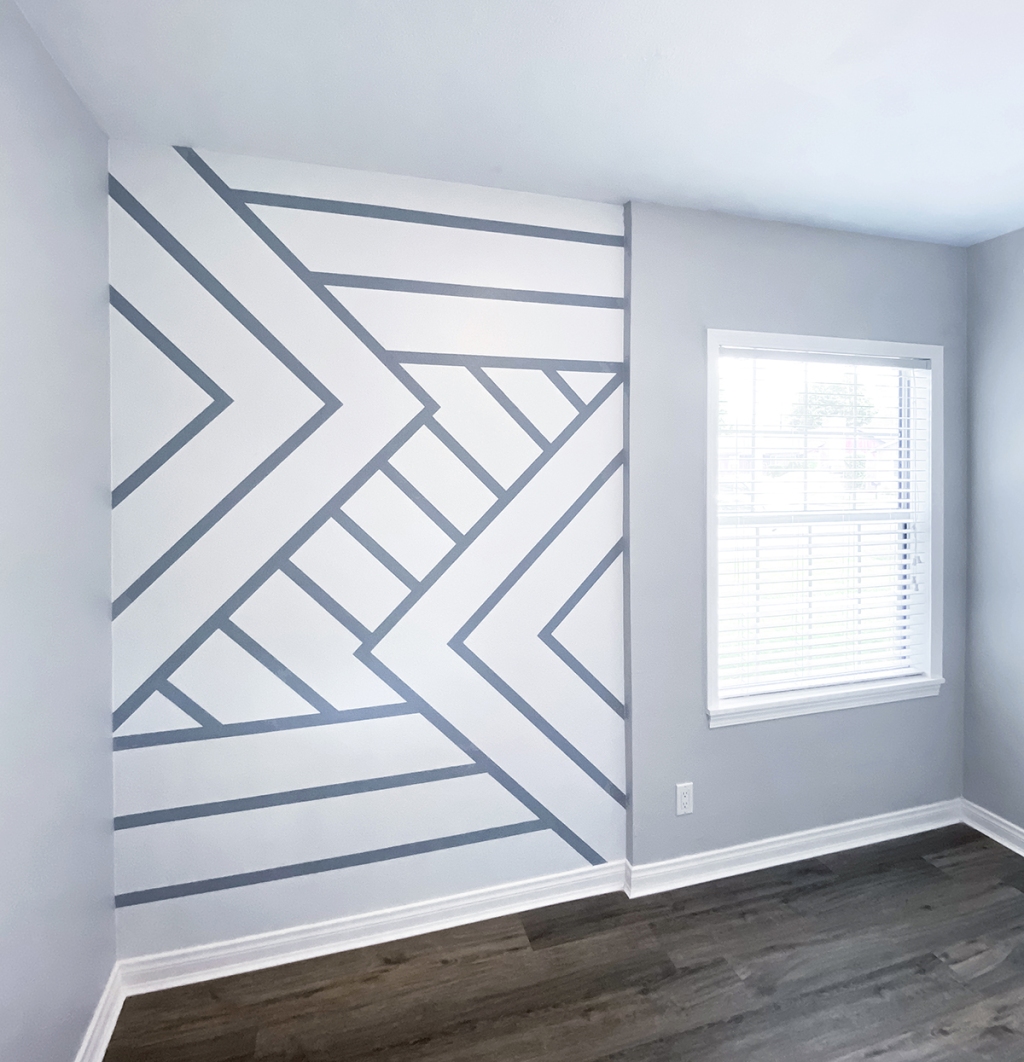 Nursery DIY: Painting a Geometric Accent Wall – Life In Mom Jeans
