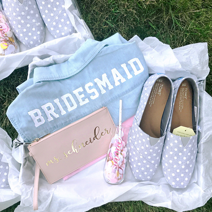 Personalized Bridesmaid Gift Boxes